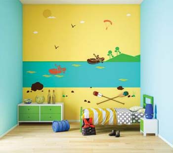 Kidsroom Wallpaper Supplier Mumbai | Wall Covering Stockist | RM Carpet